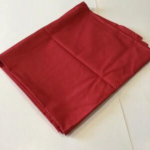 Red Polyester Taffeta Fabric Shiny 55" x 60" Sewing Crafts DIY Material
